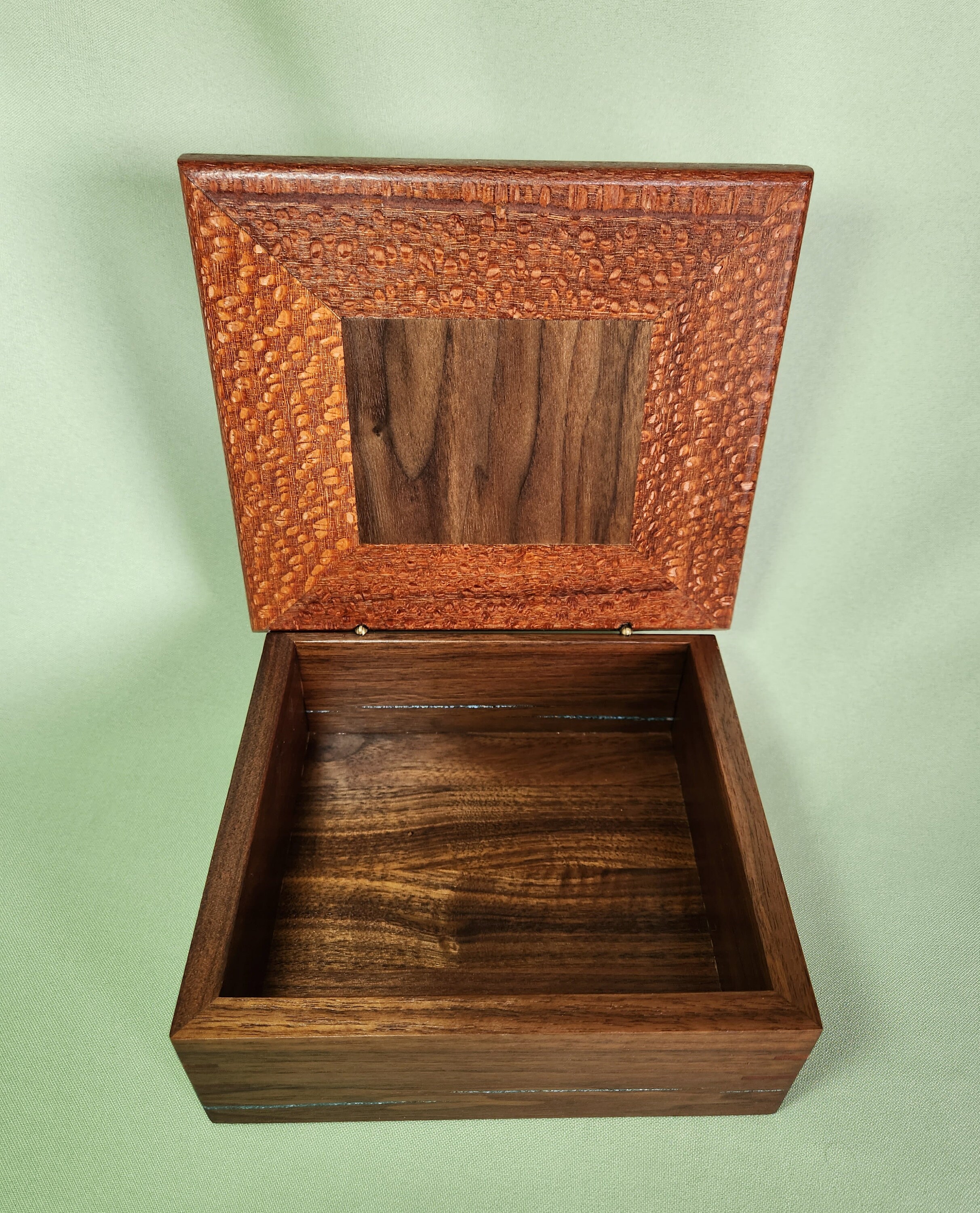 Leopard Wood and Walnut Wood With Turquoise Inlay Box - Etsy Leopard Wood and Walnut Wood With Turquoise Inlay Box - Etsy
