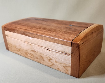 Ambrosia, Kirsche und Mesquite, mit Türkis Inlay Valet Box