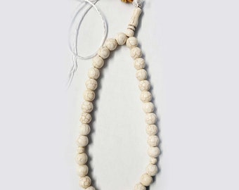 White Feroza Stone Tasbih - 33 Beads