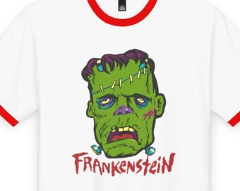 Frankenstein Monster Ringer T-Shirt
