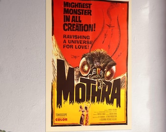 Mothra, Giant Moth Monster (Repro) Premium Matte Poster