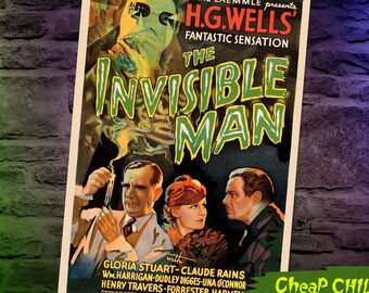The Invisible Man Film Premium Matte Poster