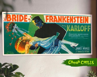 Bride of Frankenstein Poster (Repro 1935 pictorial snipe)