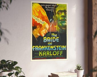 The Bride of Frankenstein (Repro)  1935 theatrical release, Premium Matte Poster
