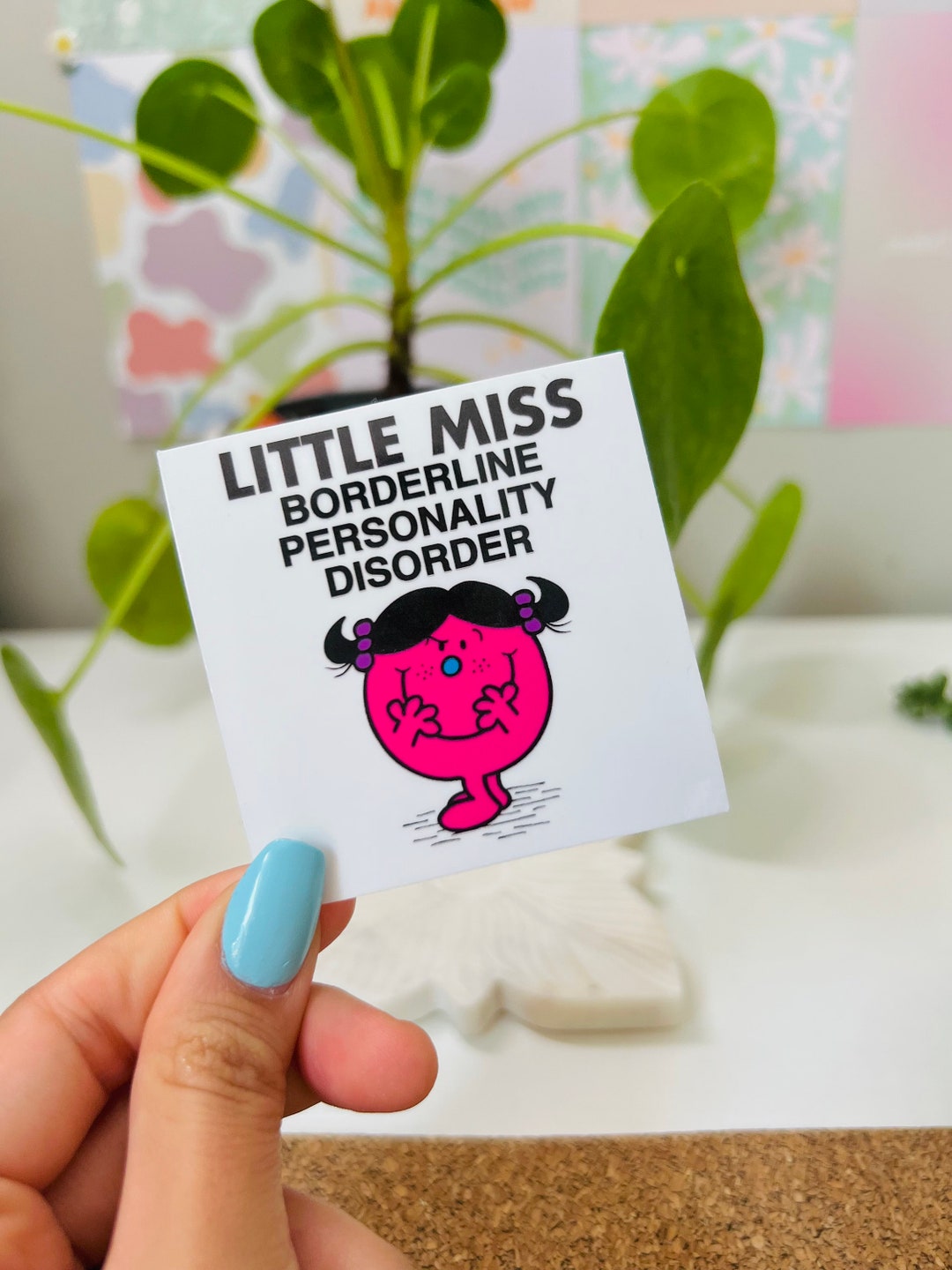 Little Miss Borderline Personality Disorder Sticker Etsy