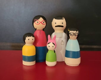 Bob's Burgers peg dolls