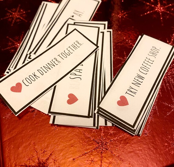 30 Date Night jar Coupons: Printable - Etsy