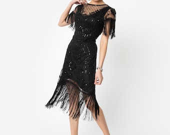 gold roaring 20s dress
