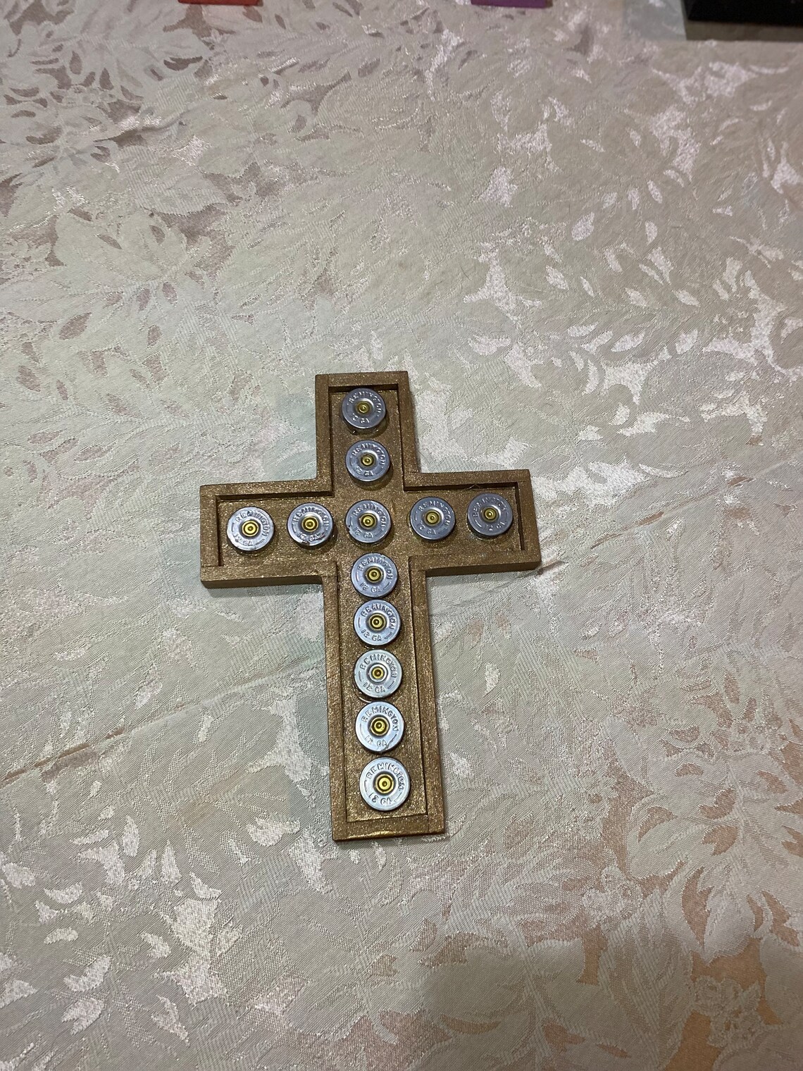 Shotgun Shell Cross - Etsy