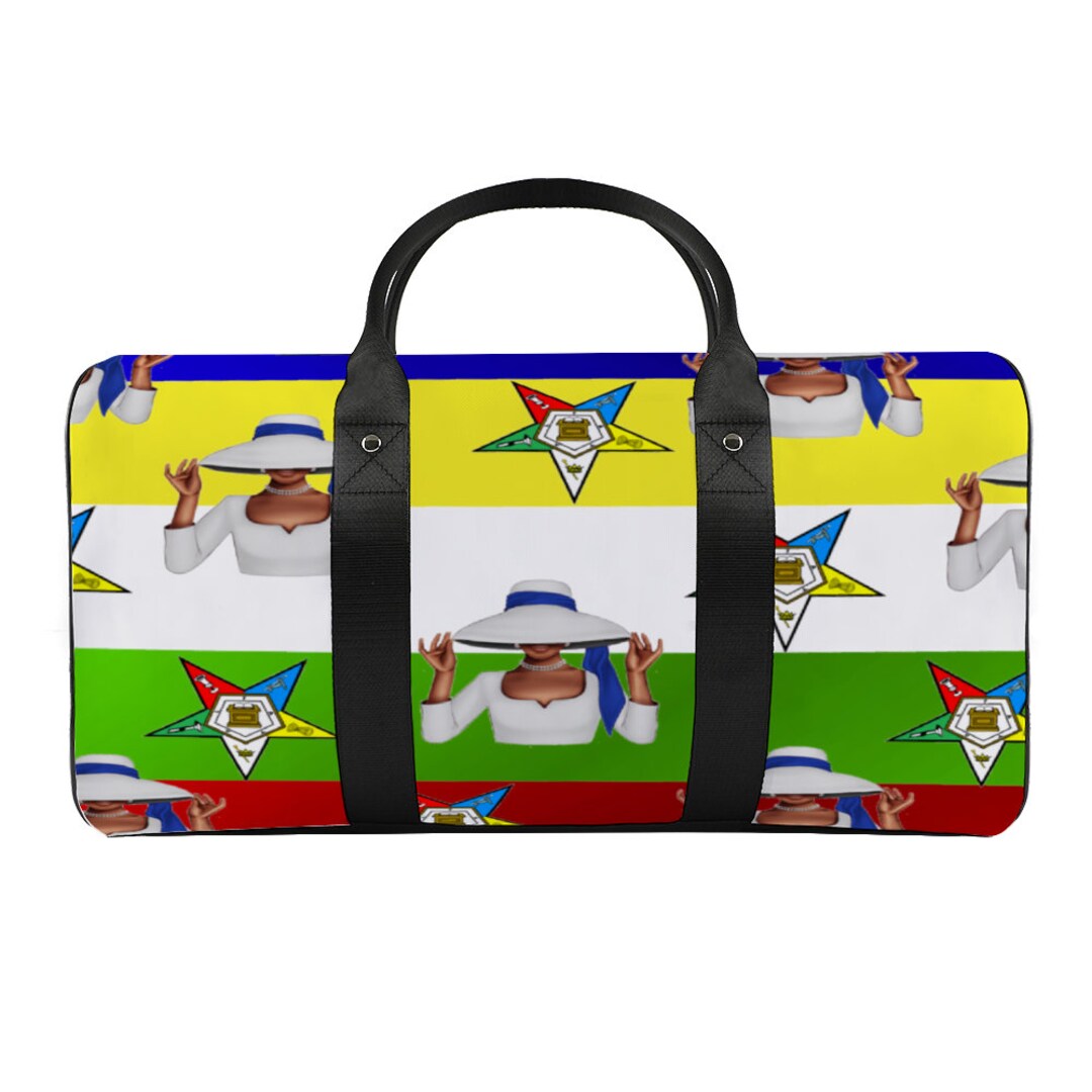 OES Pattern Luggage Print Custom Bags Travel Gym Bag Etsy