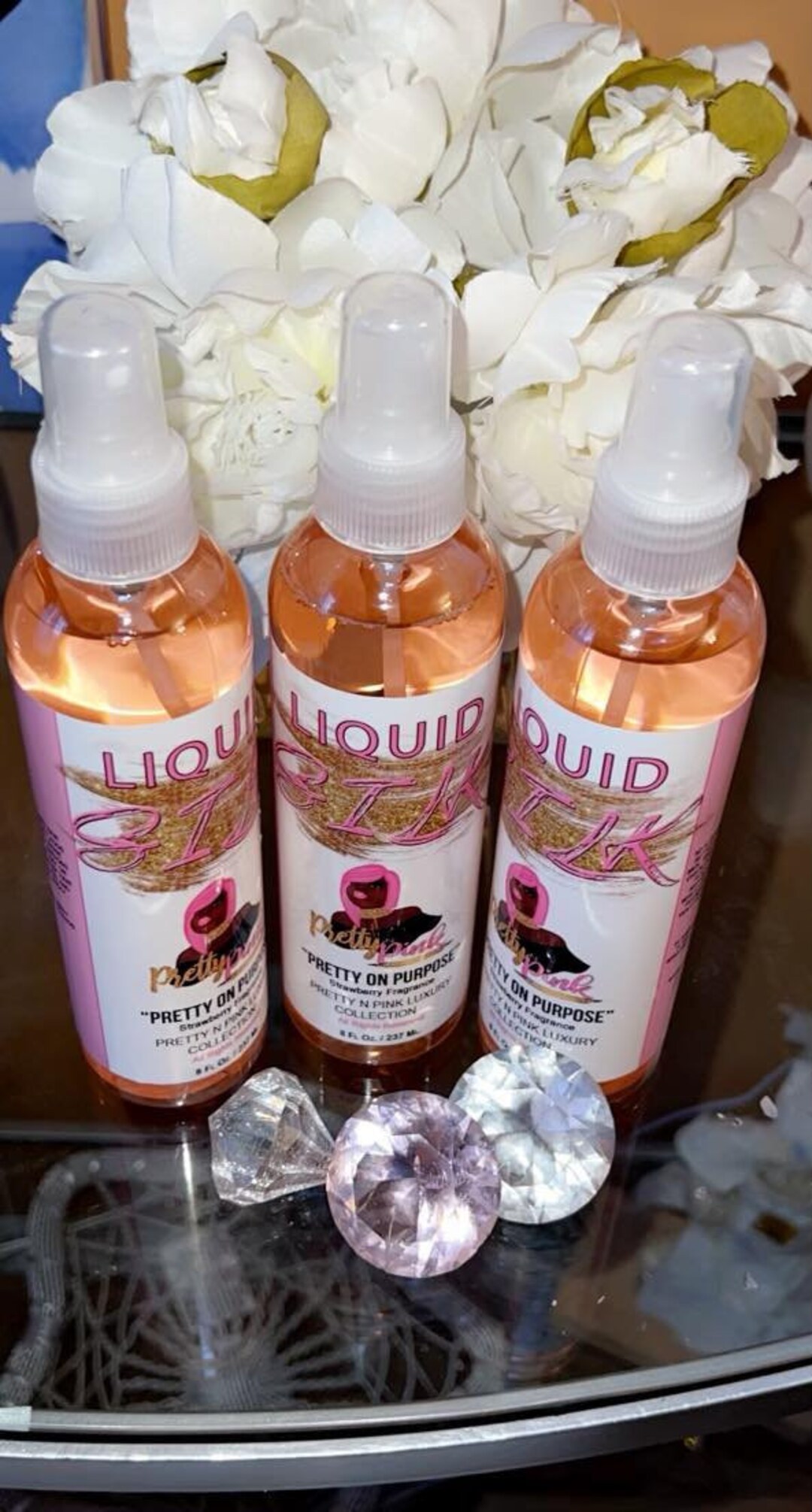 Liquid Silk Heat Protectant & Hair Polisher 8oz Etsy