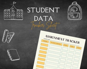 Student Data Tracker Sheet