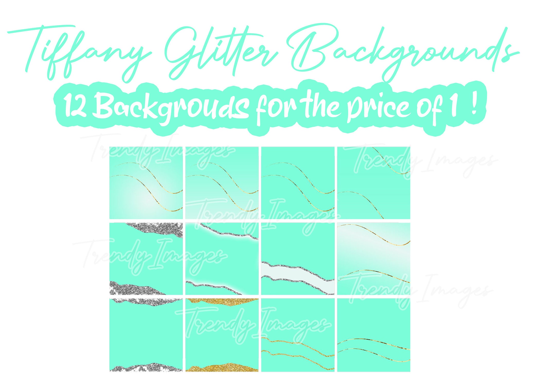 tiffany blue glitter background