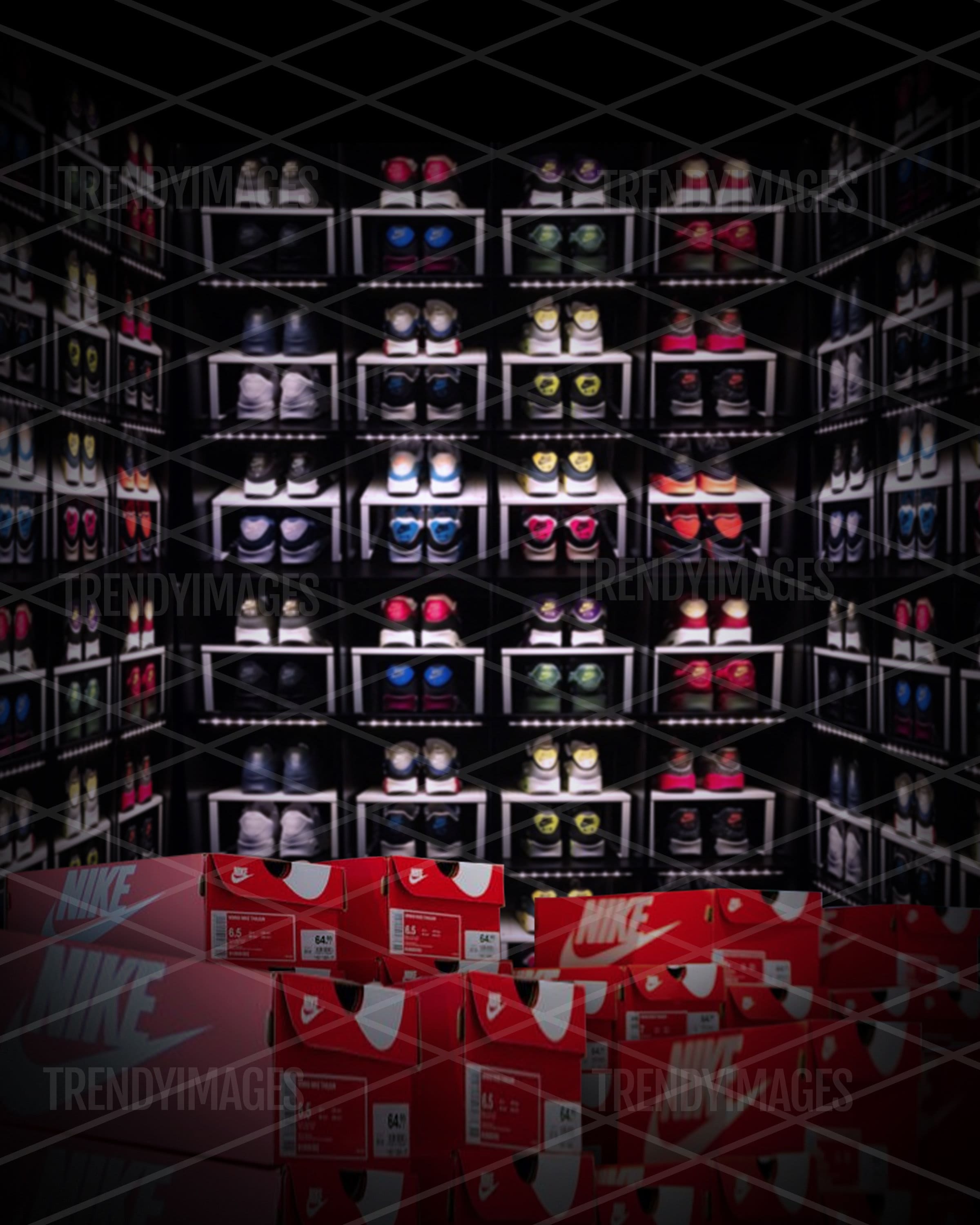 Shoe Background / Shoe Wall Backdrop / Photoshop Shoe Banner