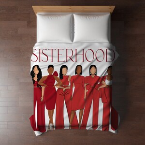 DST inspired Sisterhood Blanket - Throw - Wall Hanging - Christmas Gift - Sorority Gift