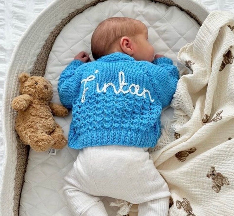 Baby Name Cardigan