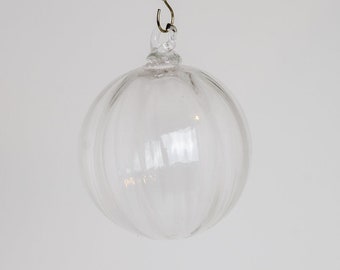 Clear Star - Handblown Glass Ornament