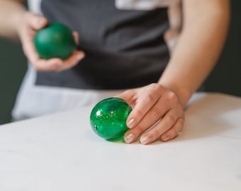 Glass Limes - Handblown Glass Fruit