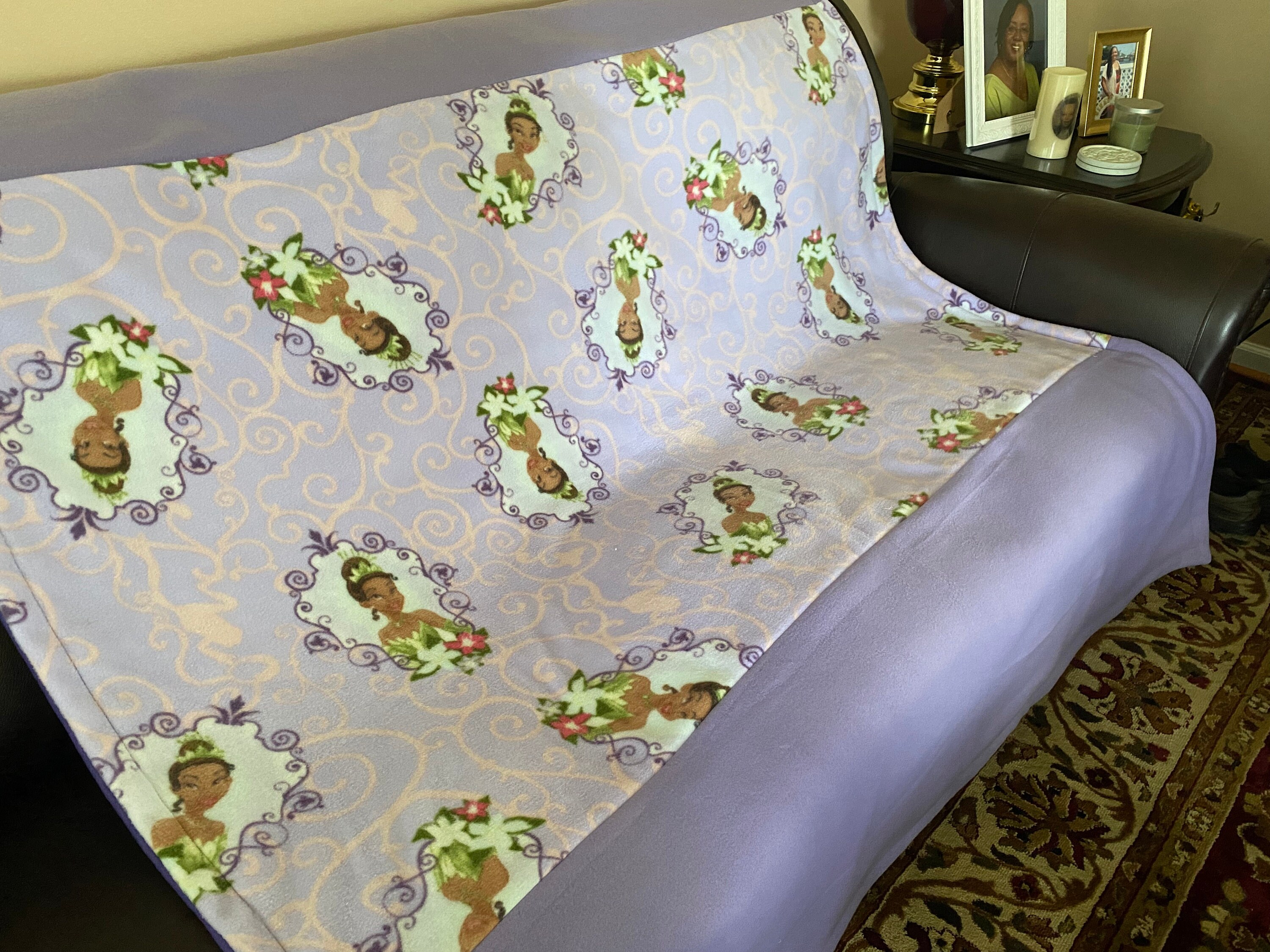 Disney Princess Tiana Blanket/throw Etsy