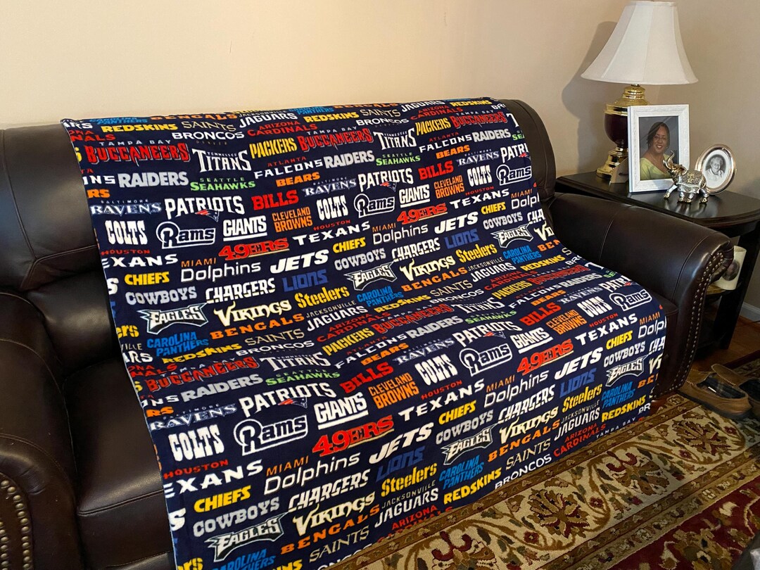 New York Jets NFL Team Signature Logo Throw 50x60