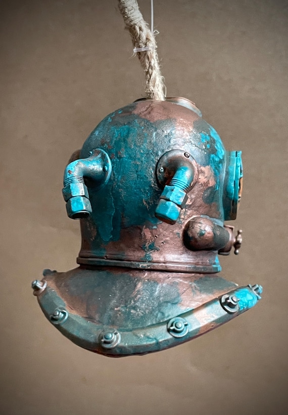 Ancient US Divers Helmet Ornament - Etsy
