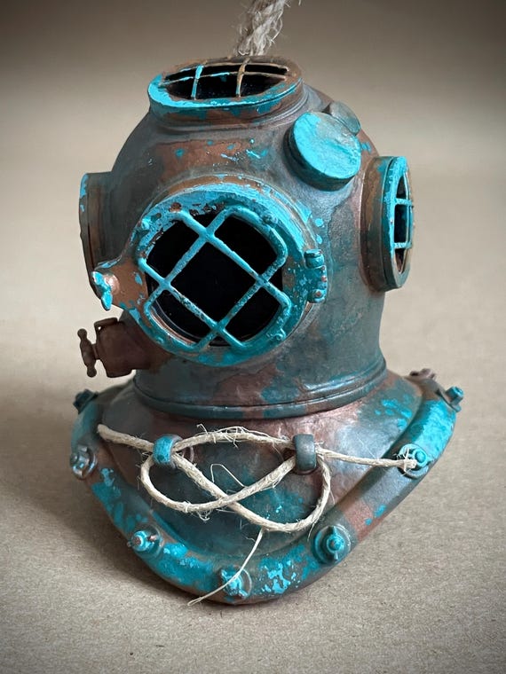 Ancient US Divers Helmet Ornament - Etsy