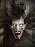 Krampus Hanging Ornament: White Eyes