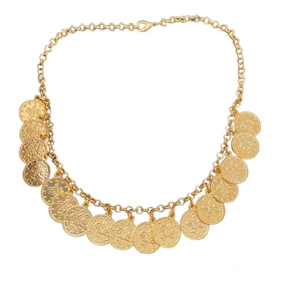 Turkish store coin necklace