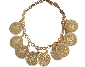 Turkish Gold Coin Bracelet