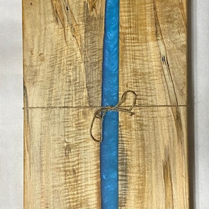 Large Maple Wood and Epoxy Charcuterie Board