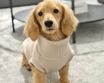 Dachshund Daxie Doxie Tankie Fleece Various Colours Sausage Dog