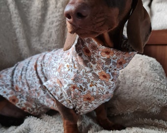 Lana Floral Dachshund/Small Breed Jersey Tankie