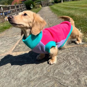 The “Malibu” Dachshund Daxie Doxie Tankie Fleece Sausage Dog