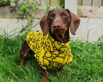 Rubber Duckies Polar Fleece Dachshund Tankie