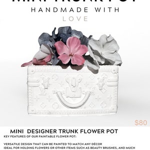 Designer Bag Flower Vase Luxury Gift for Her Bridesmaid Vase Gift Designer Purse Vase Designer Makeup Brush Holder Purse Flower Vase Etsy