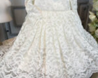 Special Lace Embroidered Baptism Gown · Girl Christening Gown