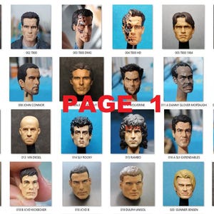 custom HEAD SCULPT for Action figure   PAGE 1