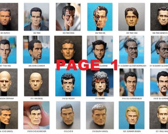 custom HEAD SCULPT for Action figure   PAGE 1