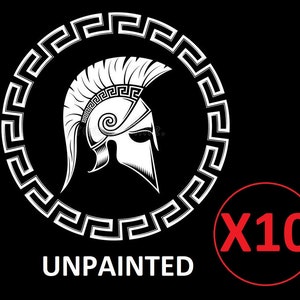 10x UNPAINTED  1/18 head from  CATALOG