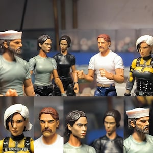 GIJOE CLASSIFIED SERIES  1/18 custom unpainted heads