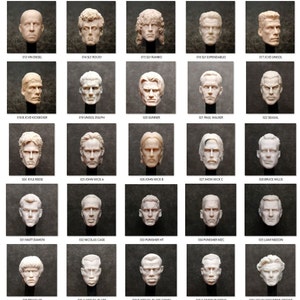 UNPAINTED 1/18 head from CATALOG