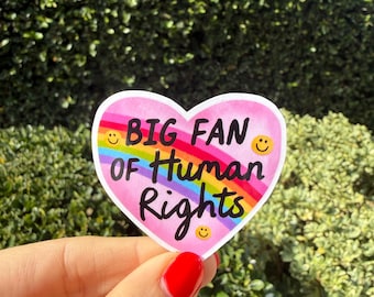 Human Rights Sticker - Waterproof Vinyl Decal