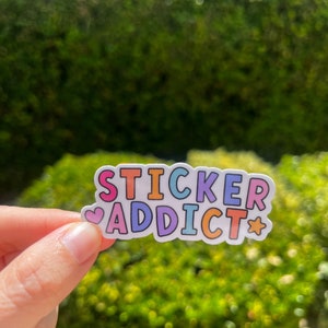 Sticker Addicts Book Club Waterproof Holographic Sticker Decal / Book Club / Kindle Sticker/reader/bookish/book lover/smut/hydroflask/laptop