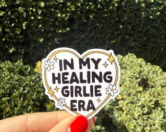 Healing Girl Era Sticker - Waterproof Vinyl Laptop Decal