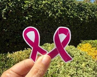 Breast Cancer Awareness waterproof sticker decal, kindle, Stanley, owala, women , gifts, October