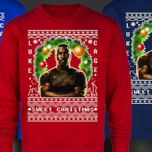 Luke cage christmas sweater 2025