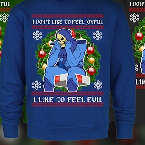 Skeletor Ugly  Christmas Sweatshirt