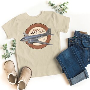 Vintage DC-3 Aircraft T-Shirt - Classic Aviation Tee for Pilots and Airplane Enthusiasts