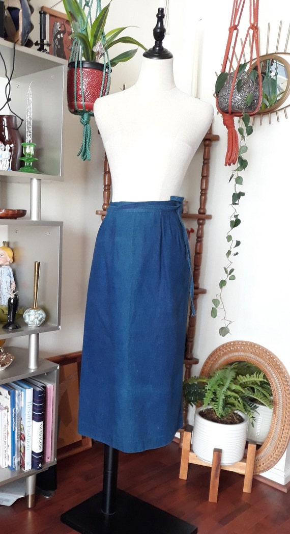 Vintage Cacharel Wrap Skirt 70s Wrap Skirt Vintag… - image 5