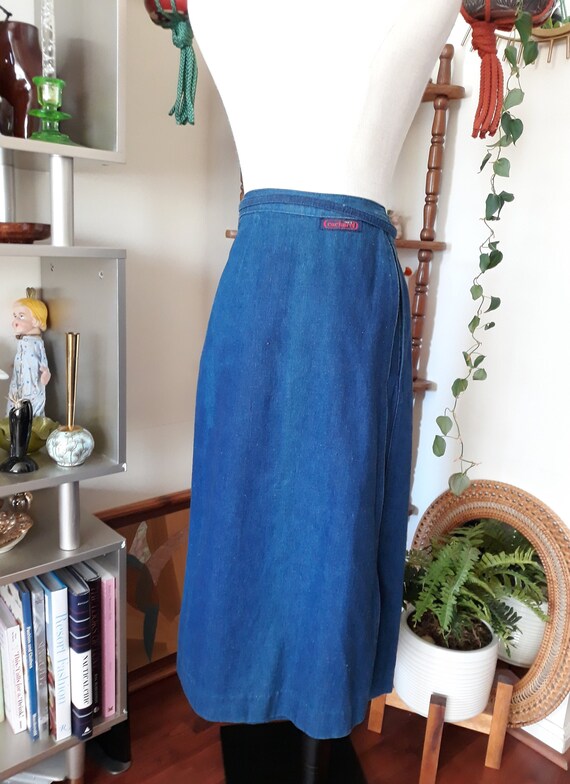 Vintage Cacharel Wrap Skirt 70s Wrap Skirt Vintag… - image 1
